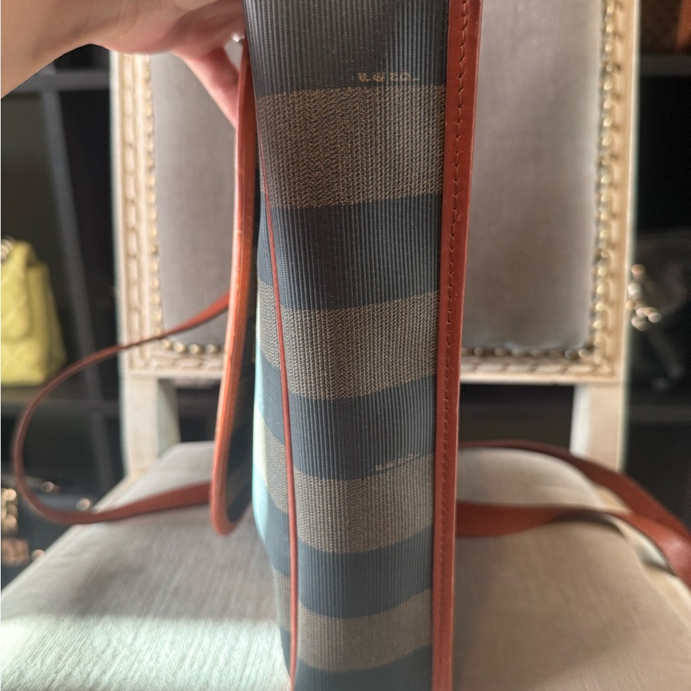 Fendi Pequin Flap Crossbody Bag - Picture 6 of 17